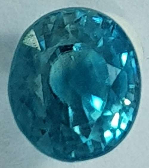NATURAL BLUE ZIRCON - 1.82 ct