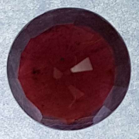 GENUINE RUBY - 8mm round - 2.2 ct