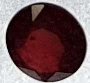 GENUINE RUBY - 8mm round - 2.2 ct
