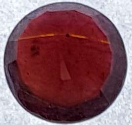 GENUINE RUBY - 8mm round - 2.2 ct