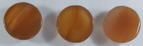 LOT OF 3 STONES - NATURAL SARDONYX ROUND CABOCHON - 8mm