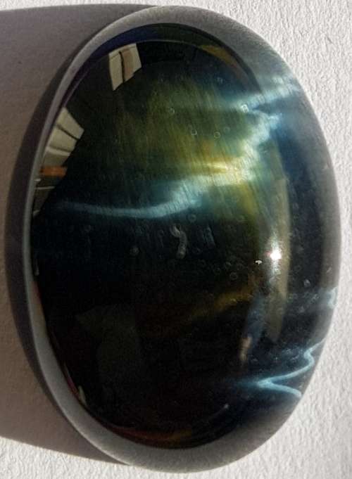 NATURAL BLUE TIGERS EYE OVAL CABOCHON - 18x13 mm