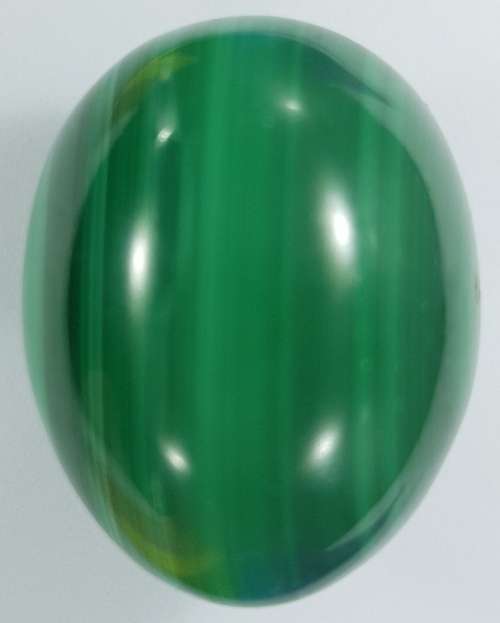 NATURAL MALACHITE EGG - 20 x 16 mm - 533ct