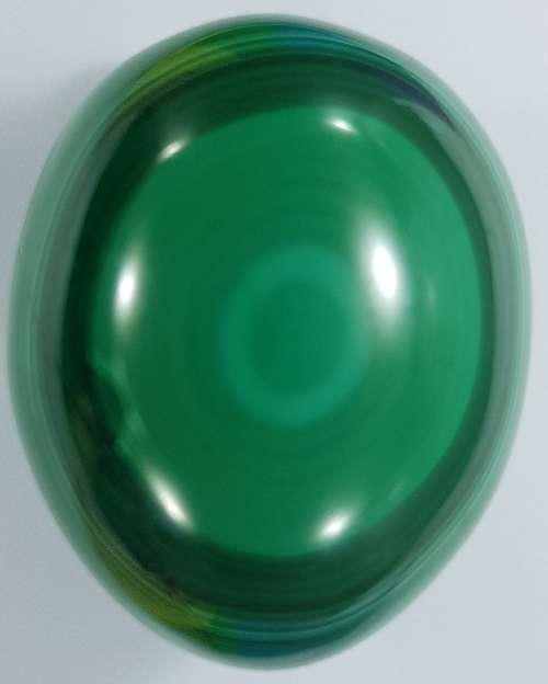 NATURAL MALACHITE EGG - 20 x 16 mm - 533ct