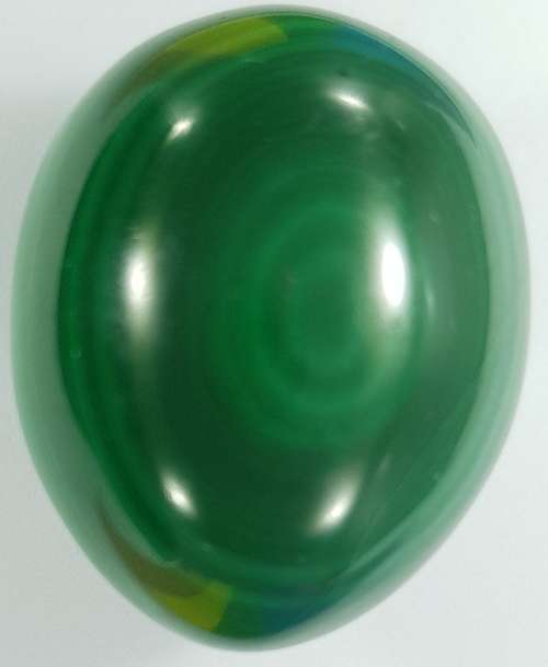NATURAL MALACHITE EGG - 20 x 16 mm - 533ct