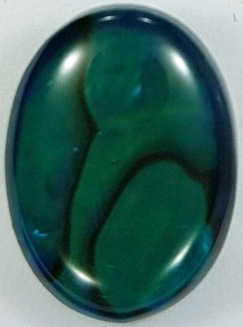 BLUE PAUA SHELL CABOCHON -  14 x 10mm OVAL