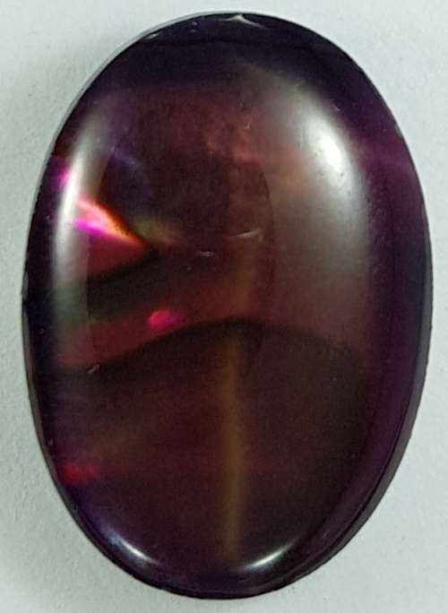 RED PAUA SHELL CABOCHON -  14 x 10mm OVAL