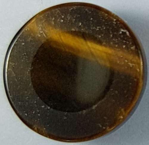 NATURAL GOLD TIGERS EYE ROUND CABOCHON - 9mm