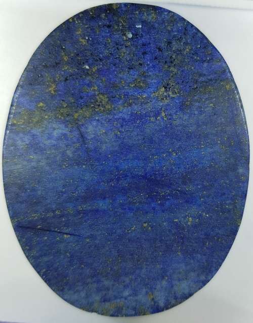 HUGE LAPIS LAZULI OVAL CABOCHON - 45x35mm