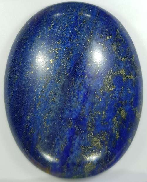 HUGE LAPIS LAZULI OVAL CABOCHON - 45x35mm