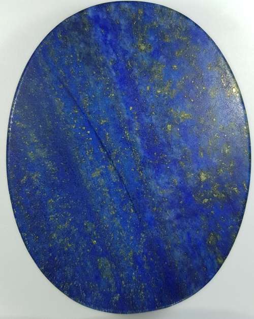 HUGE LAPIS LAZULI OVAL CABOCHON - 45x35mm