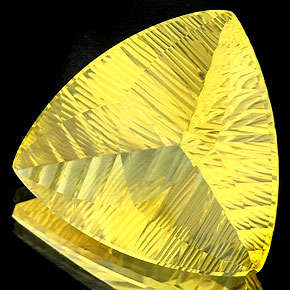 SPARKLING LASER CUT NATURAL CITRINE - 17.60ct