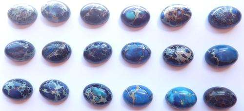 SEA SEDIMENT JASPER OVAL CABOCHONS - SOLD INDIVIDUALLY
