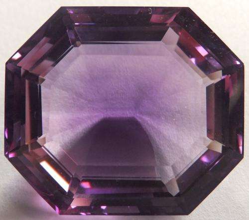 COLLECTERS GEM - HUGE NATURAL AMETHYST - 25 x 22 mm - 46.8 ct