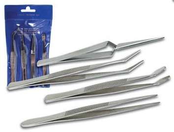 Set of 4 Tweezers