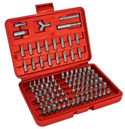 100-PC Screwdriver bit set