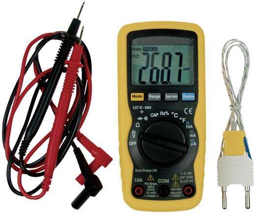3 3/4 Autorange Digital Multimeter / Frequency / Capacitance