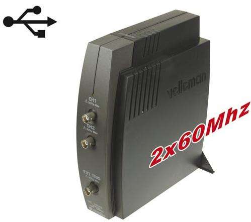 2-Channel USB PC Oscilloscope