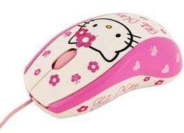 Kitty 800DPI USB 3D Optical Mouse (Pink)