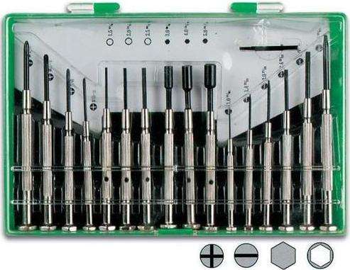 16-PC Precision Screwdriver & Tool Set