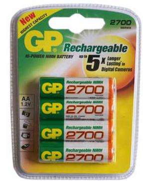 4+2 FREE GP AA NiMH 2700mAh