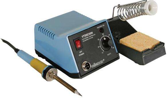 Soldering station with ceramic heater 48W