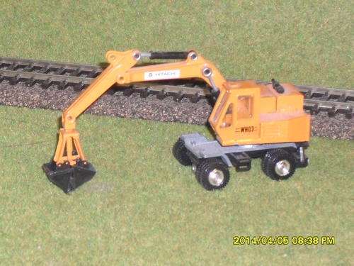HO Model HITACHI Heavy Duty Mobile Hydraulic Type Scoop Machine
