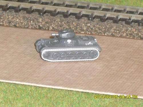 N Scale Model Tank