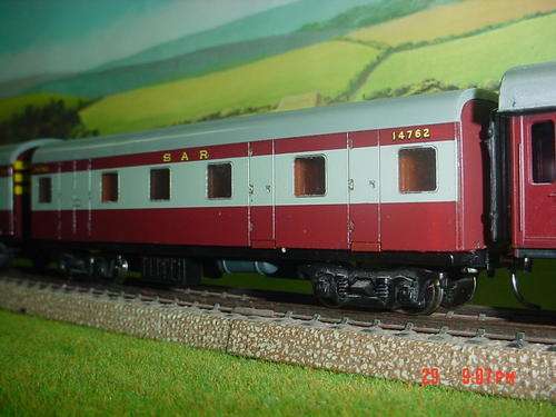 SAR HO: Model of ZO-3: Railway Officials Accommodation Coach. Length: 140mm