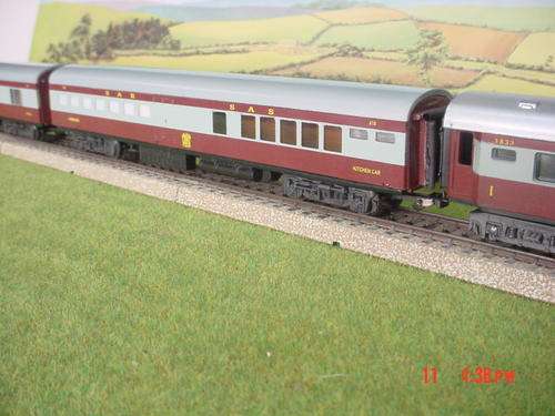 SAR HO Boxed Model of Trans Karoo Kitchen Car compatable with Lima Coaches & absolute colour match