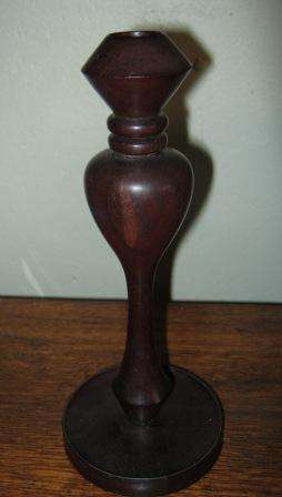 ? VINTAGE WOODEN CANDLE HOLDER ~ HAVE A LOOK!!!