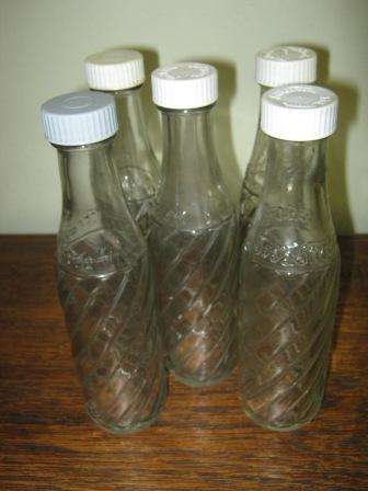 VINTAGE SODA STREAM BOTTLES X5~  HAVE A LOOK!!!