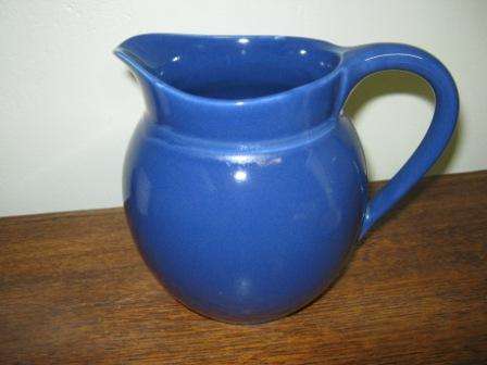 BLUE CERAMIC MILK JUG ~ NO CHIPS OR CRACKS ~ HAVE A LOOK!!