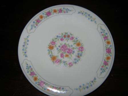 SIDE PLATE WITH FLORAL DESIGN~NO CHIPS OR CRACKS~ HAVE A LOOK!!!