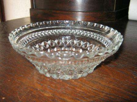 CUT GLASS SWEET DISH WITH ORNATE DETAIL ~HAVE A LOOK!!!