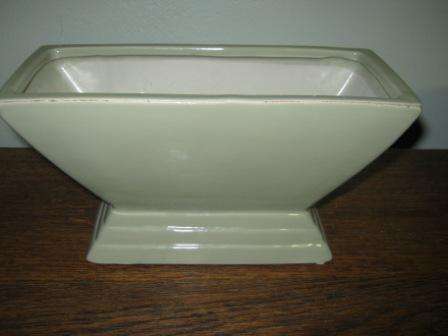 GREENISH CERAMIC  VASE  ~  NO CHIPS OR CRACKS ~  HAVE A LOOK!!!