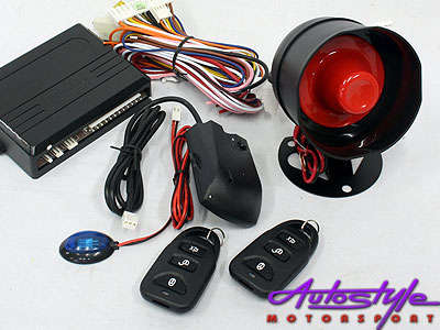 Autosecurity Alarm System CODE:163002  - Alarm Pre Warning Signal - Remote Panic - On Board flashing