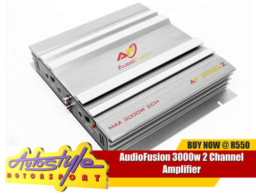 AudioFusion 3000w 2 Channel Amplifier