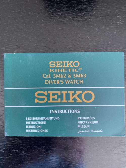 Seiko Kinetic 200m Divers Watch