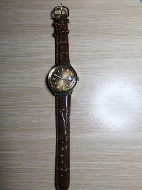 Crazy R1 start Vintage Enicar Mro star jews mens watch wind up RARE