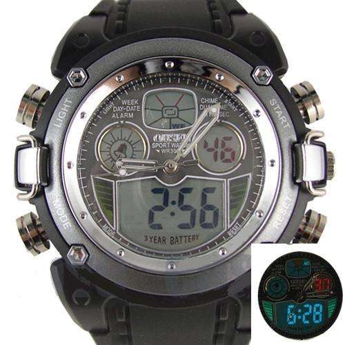 ** Read B4 Bidding ** NEW STYLE - OHSEN Chrono Day-Date-Stop Watch / NO EFT