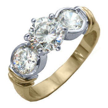 ** MOTHER'S DAY ** 4.00ctw Diamond & Diamond ZrO2 Ring