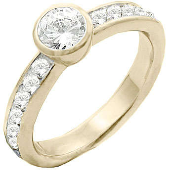 ** MOTHER'S DAY ** 2.50ctw Diamond & Diamond ZrO2 Ring