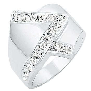 ** MOTHER'S DAY ** 1.00ctw Diamond & Diamond ZrO2 Ring