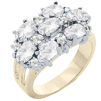 ** Read B4 Bidding ** 7.00ctw Swarovski Austrian Crystal Ring / Size 6