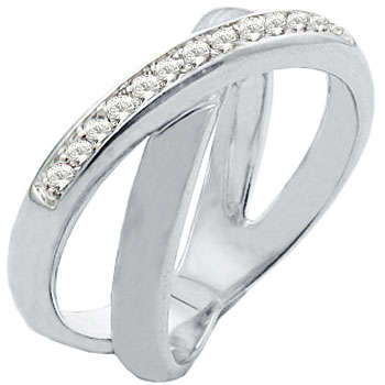 ** Read B4 Bidding ** 2.00ctw Diamond & Diamond ZrO2 Ring / Size 8