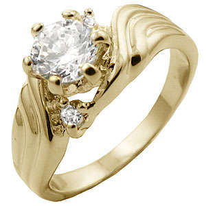 ** Read B4 Bidding ** 2.50ctw Diamond & Diamond ZrO2 Ring / Size 6