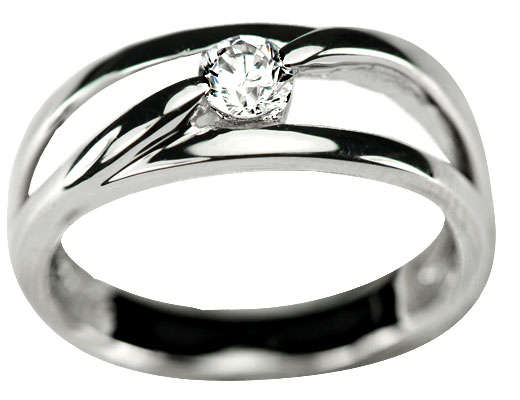 ** Read B4 Bidding ** Sterling Silver DESIGNER Diamond & Diamond ZrO2 Ring / Size 6