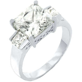 ** Read B4 Bidding ** 5.00ctw Diamond & Diamond ZrO2 Ring / Size 6