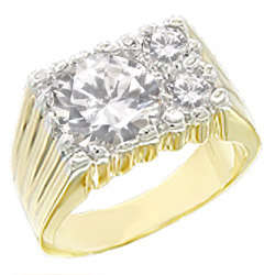 ** Read B4 Bidding ** 6.50ctw Diamond & Diamond ZrO2 Ring / Size 12